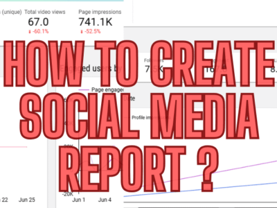 how to create social media report