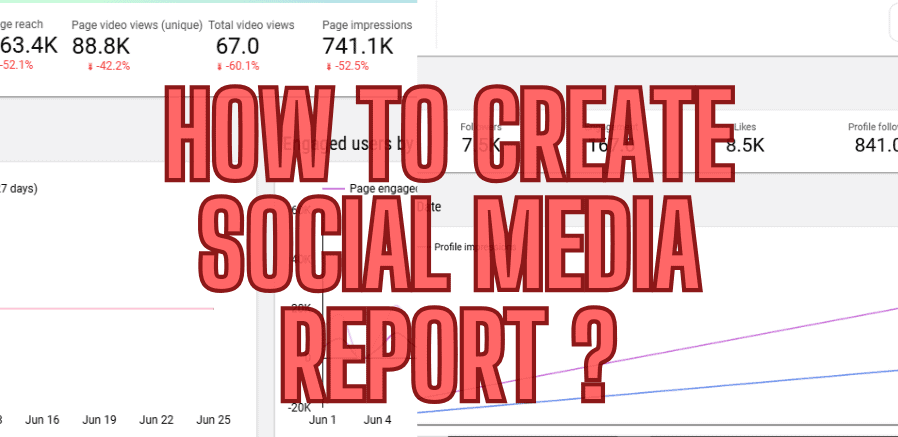 how to create social media report